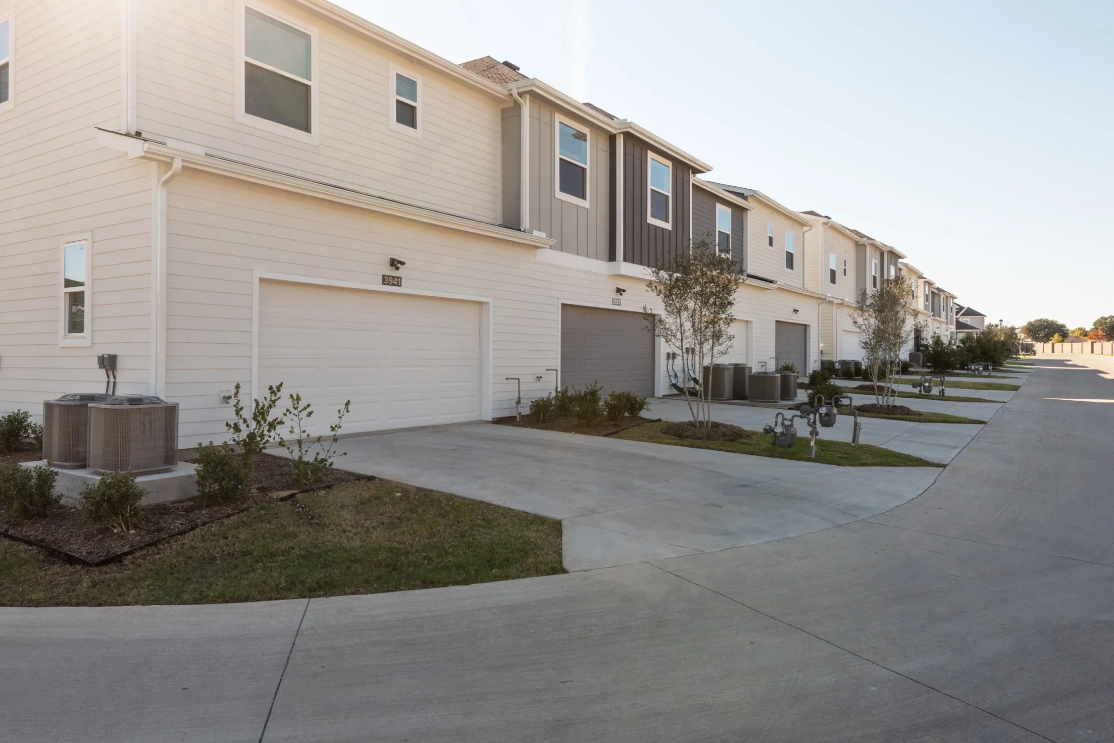 Townhome exteriors