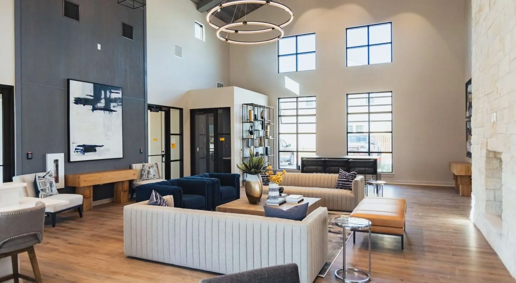 Clubhouse lounge seating