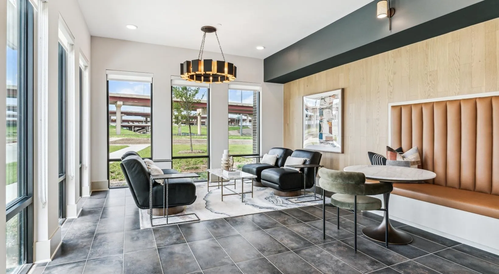 Coworking booth room