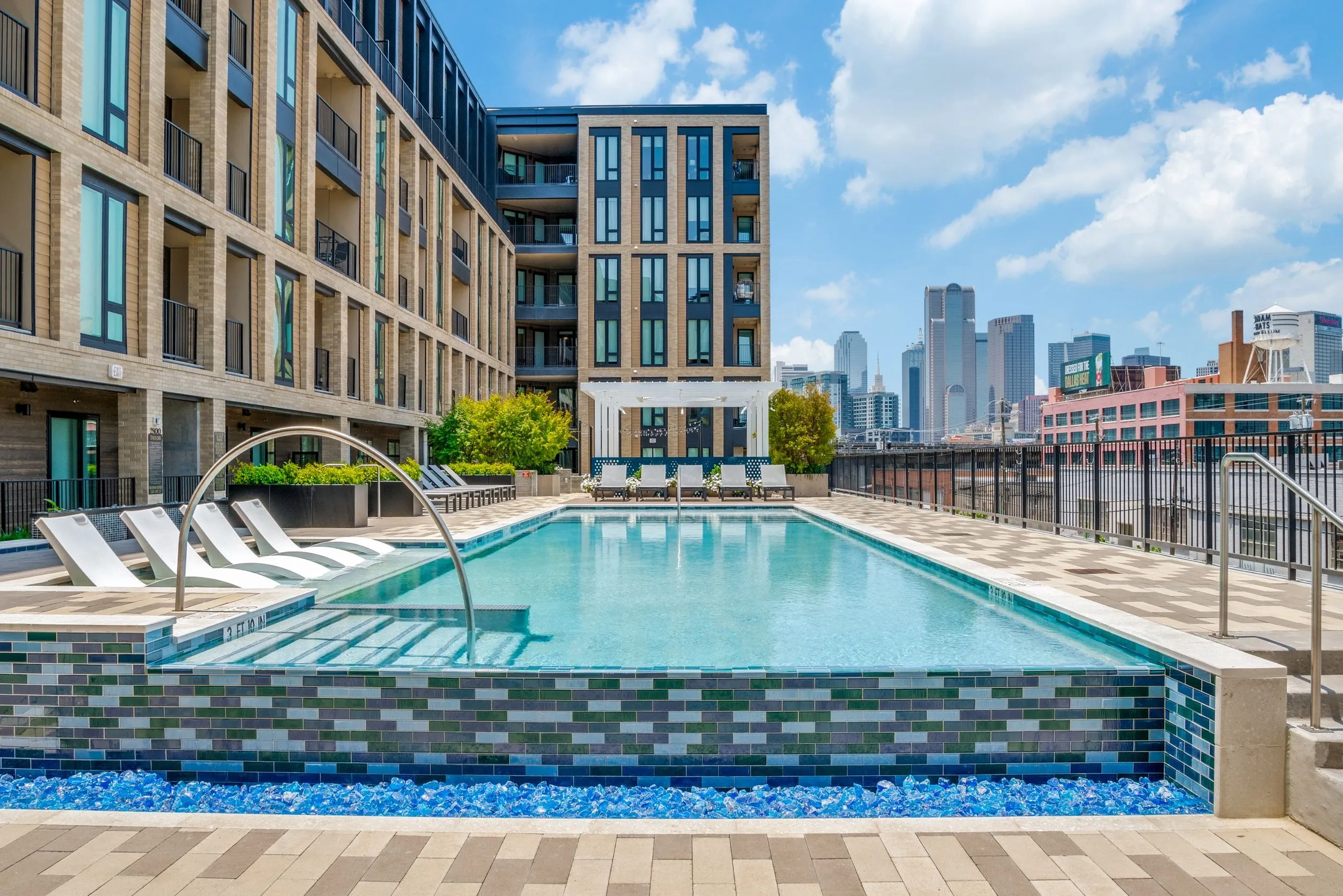 Rooftop infinity pool