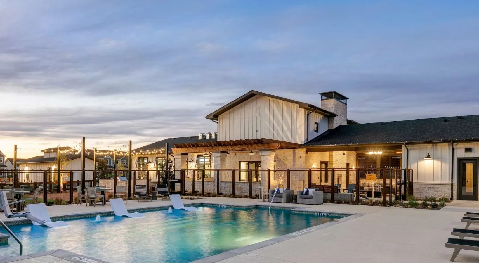Pool and clubhouse