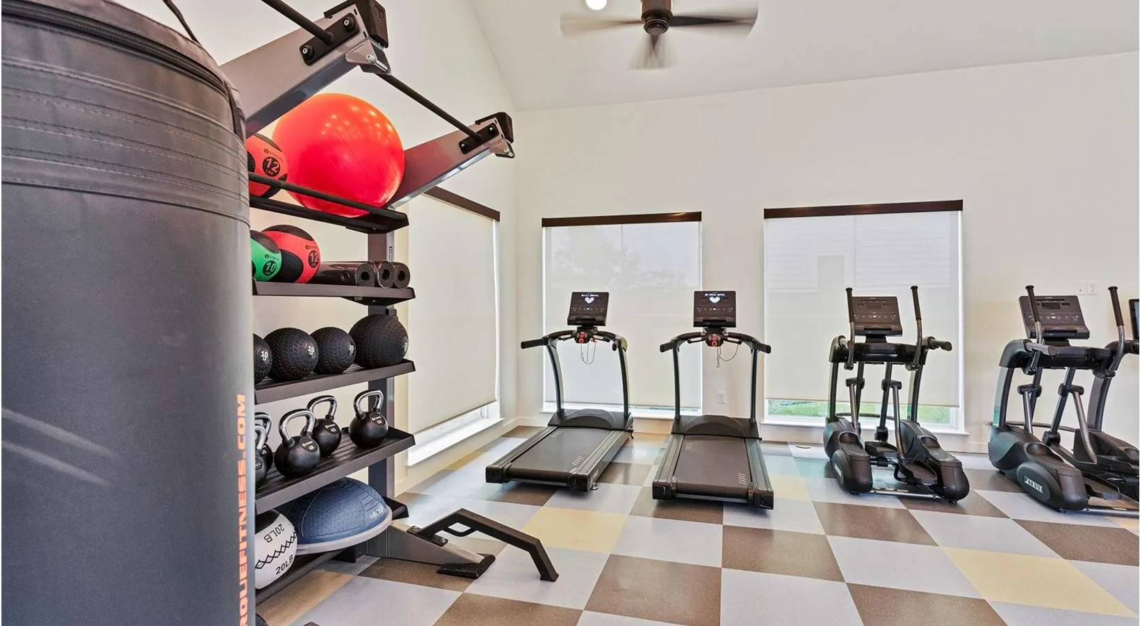 Fitness center at Perch Denton