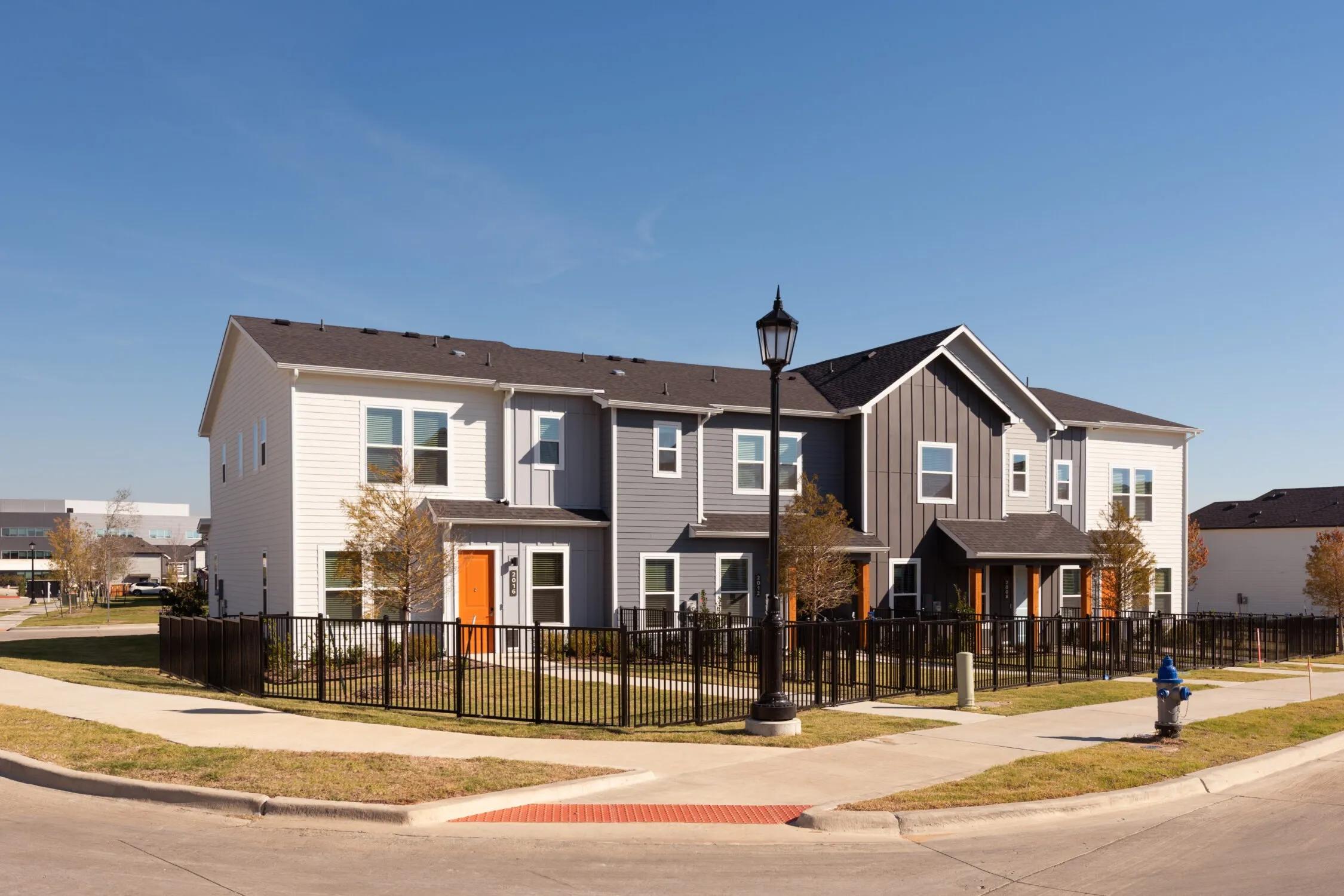 Townhome exteriors