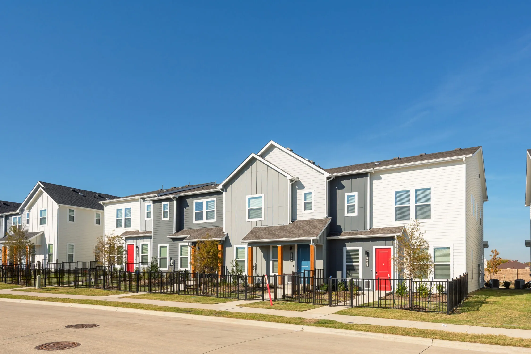 Townhome exteriors