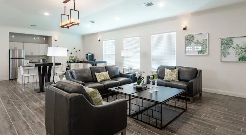 Resident clubhouse lounge