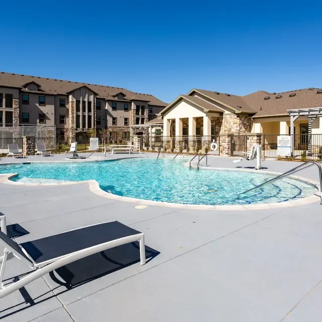 Swimming pool and community buildings