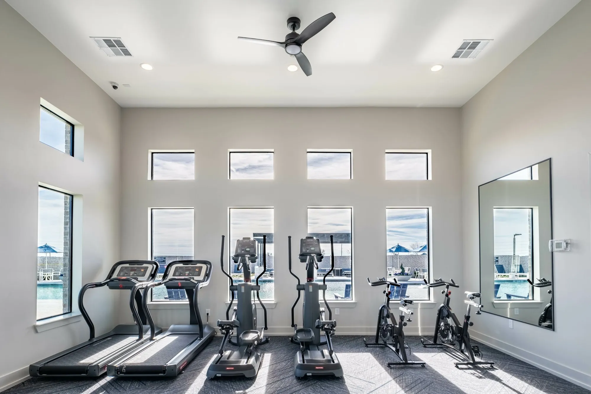Fitness center at Amavi Celina