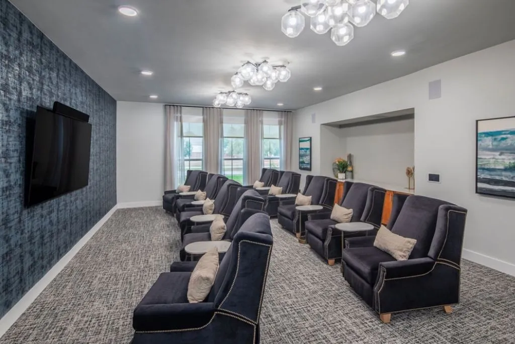 Affinity at Lewisville - Movie theater with tiered seating