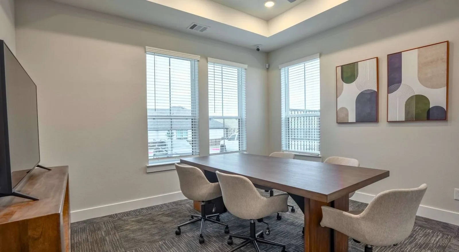 On-site business center for your conference meetings. at Canvas at Midlothian