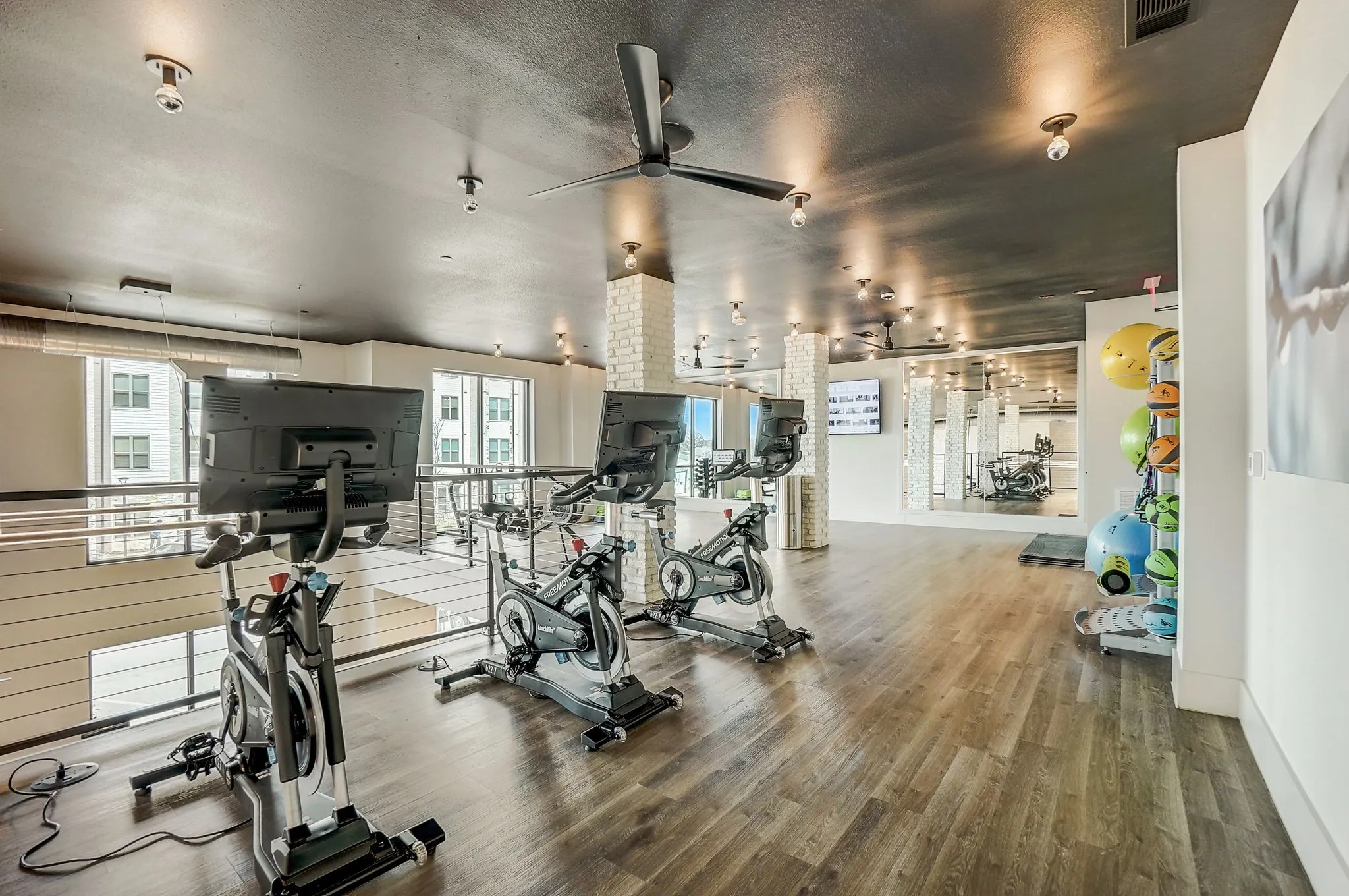 the gym