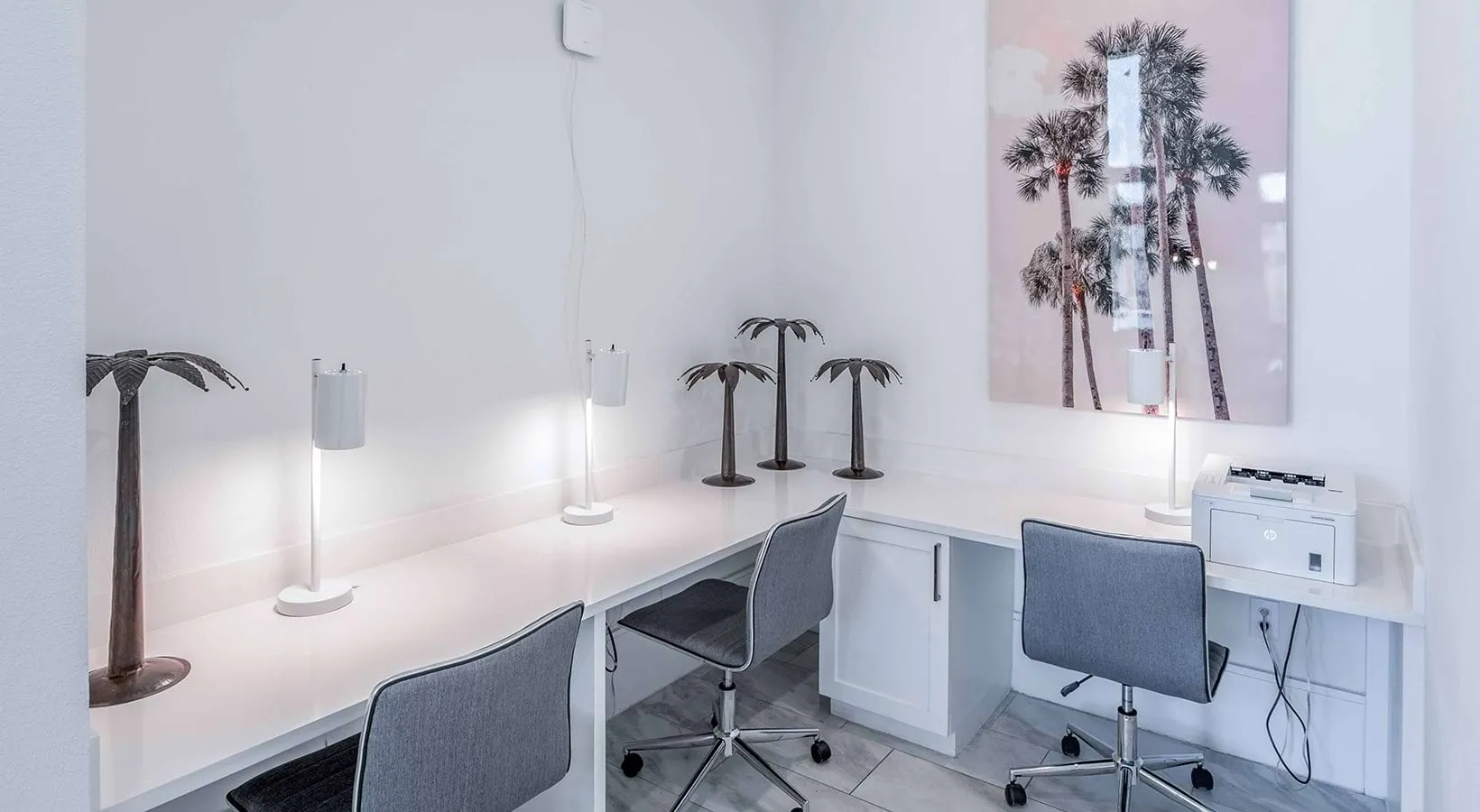Co-working desks at The Beverley at Denton