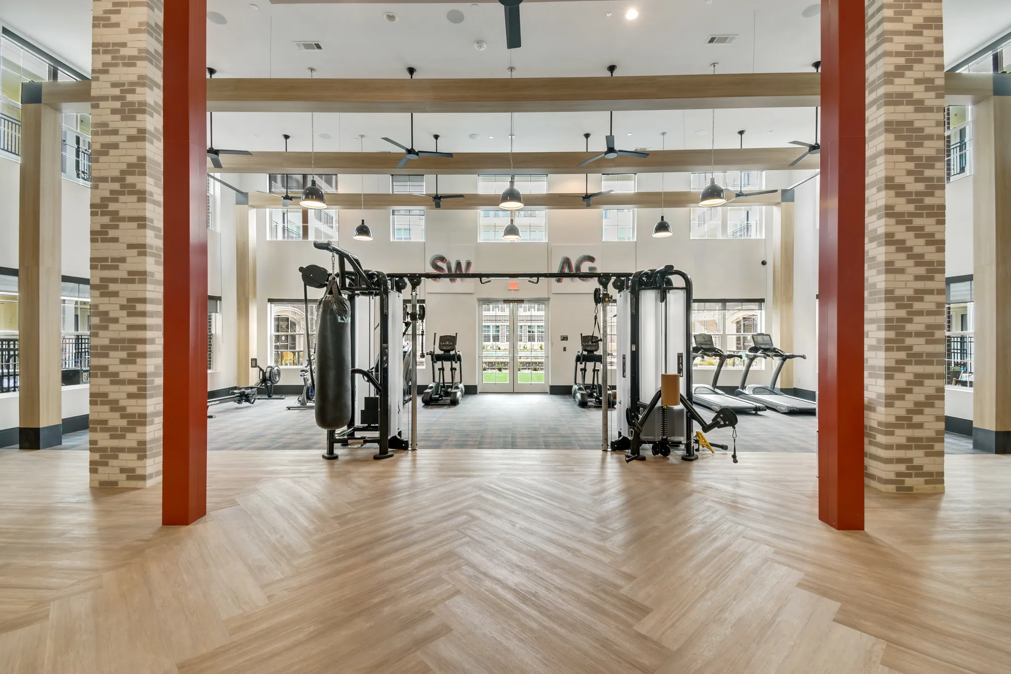 Fitness center at Epoch on Eagle