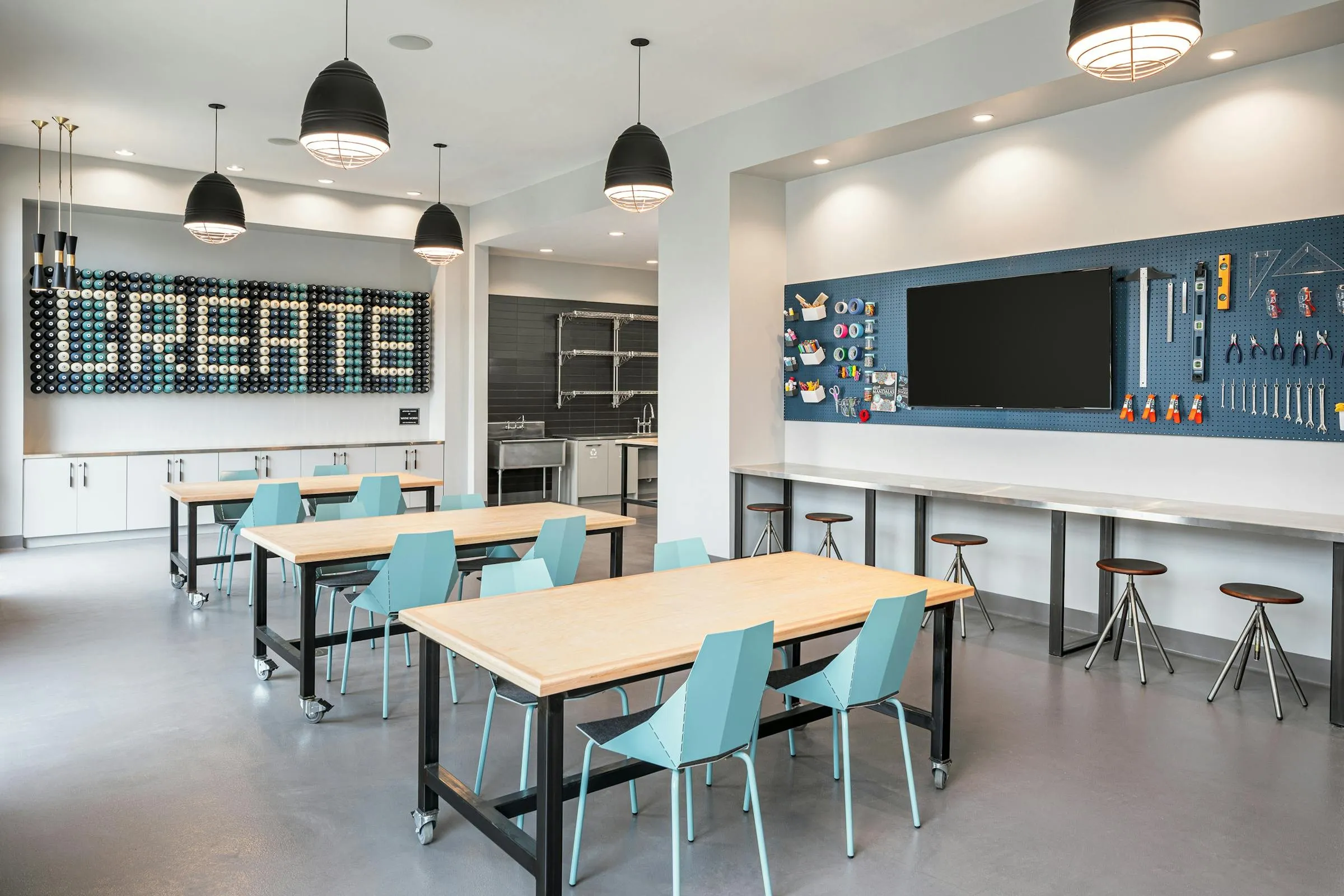 Maker Space at AMLI Addison