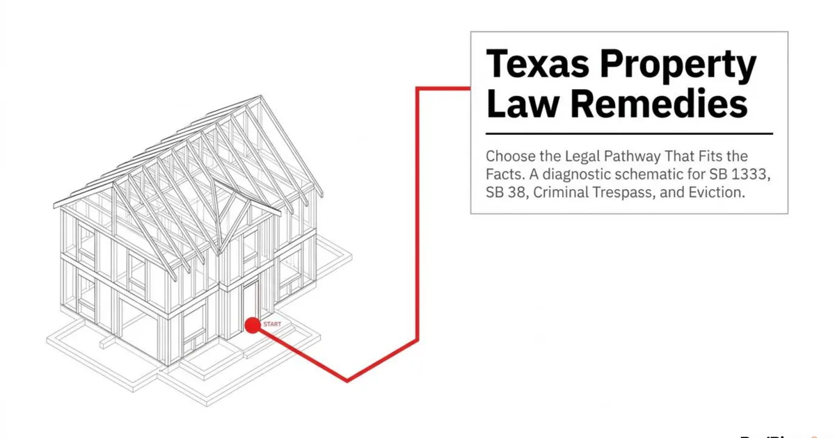 Texas SB 1333, SB 38, Trespass and Eviction legal guide