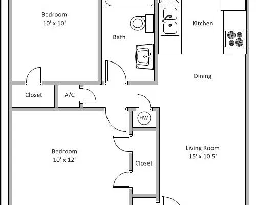 Two Bedroom – image 1