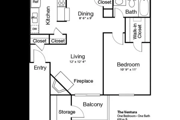 1 Bed 1 Bath B(80% Income Restricted) – image 1