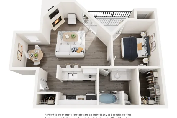 1BR/1BA · 612 sqft – image 1
