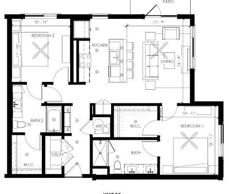 Two-Bedroom (B2) – image 1