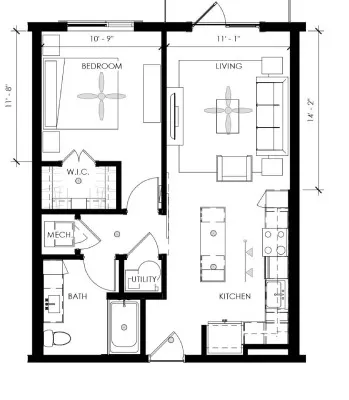 One-Bedroom (A2) – image 1