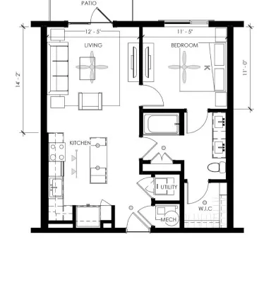 One-Bedroom (A3) – image 1