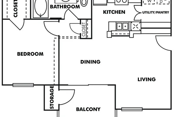 1BR/1BA · 718 sqft – image 1