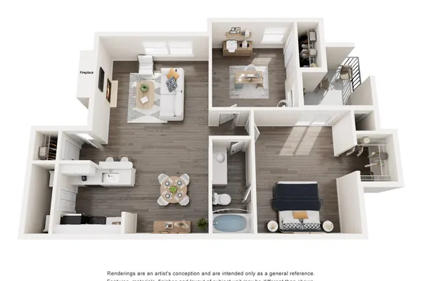 2BR/1BA · 830 sqft – image 1